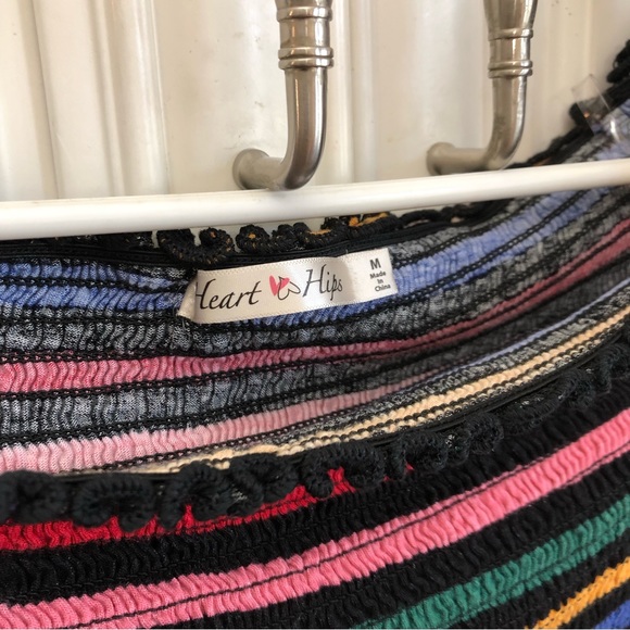 Heart Hips stretchy women’s crop top - Picture 7 of 8